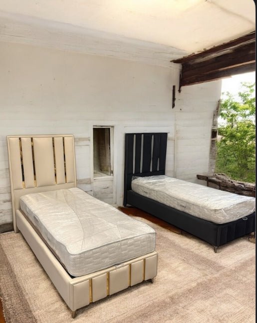 Single Bed 90x200 CM with Mattress