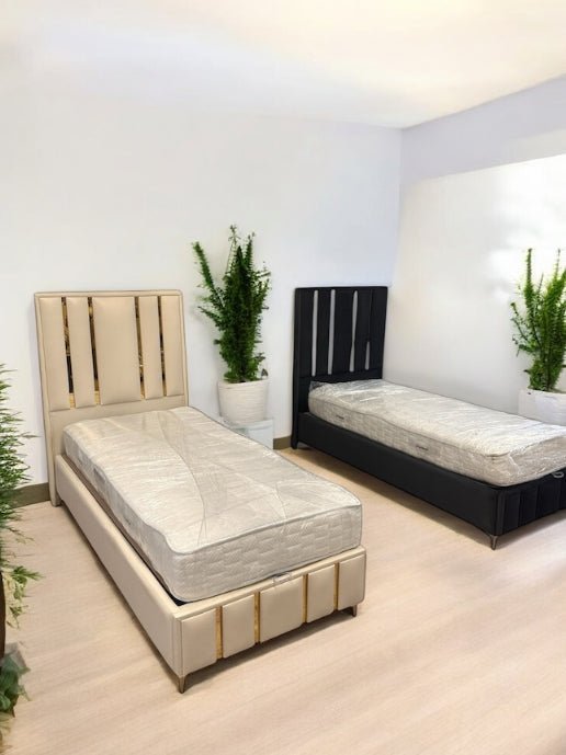 Single Bed 90x200 CM with Mattress
