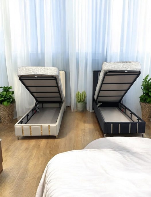 Single Bed 90x200 CM with Mattress
