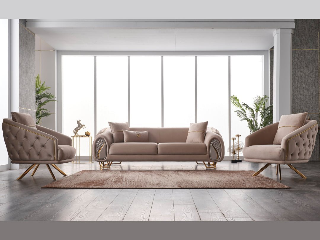 Rena Luxury 3 kpl olohuonesetit 3.2.1 sohva