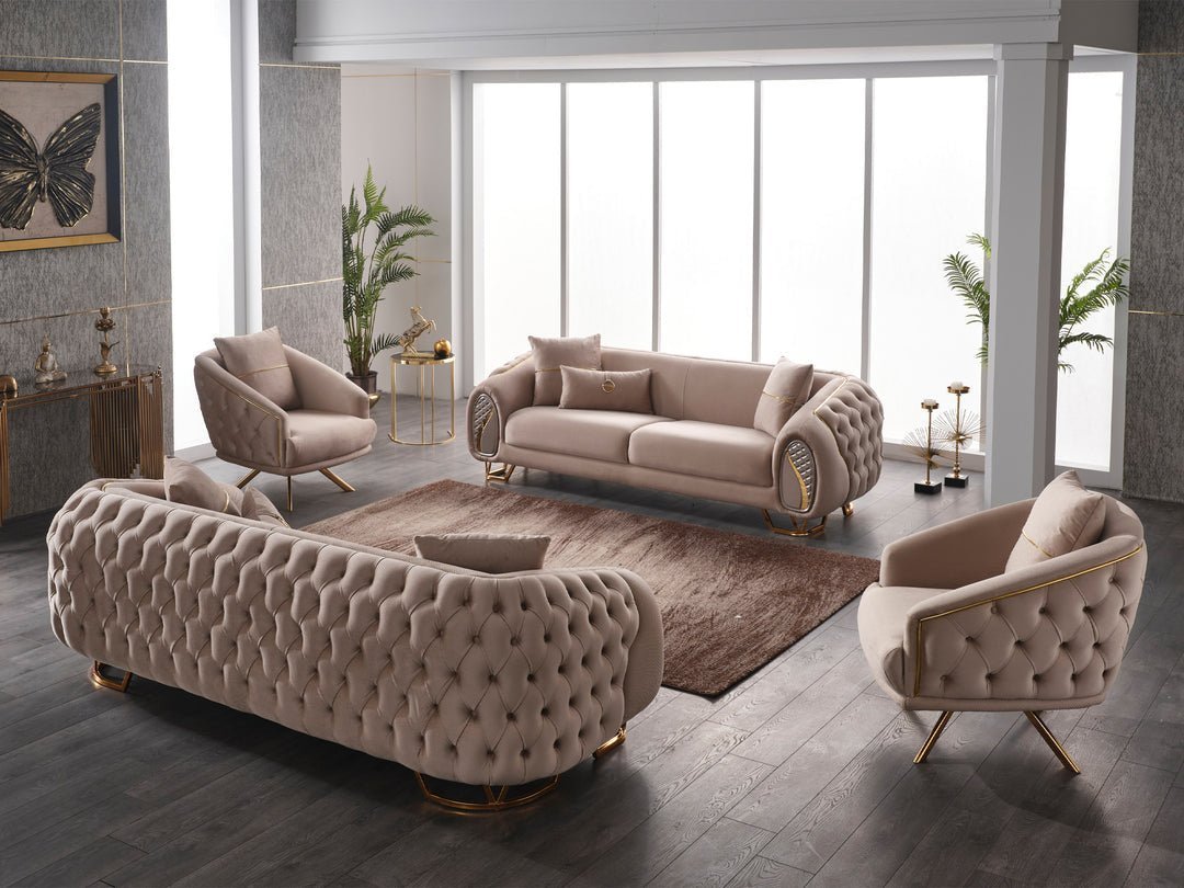Rena Luxury 3 kpl olohuonesetit 3.2.1 sohva