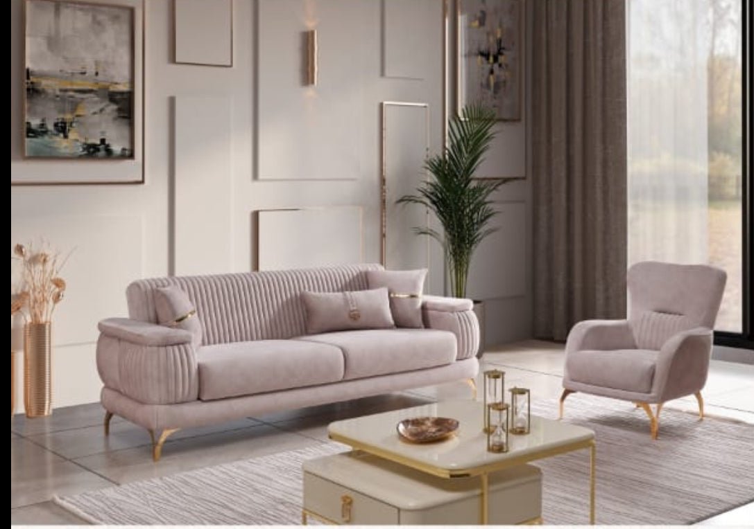 Ylellinen Olohuoneen Sohvakalusto – 3+2+1 istuttava