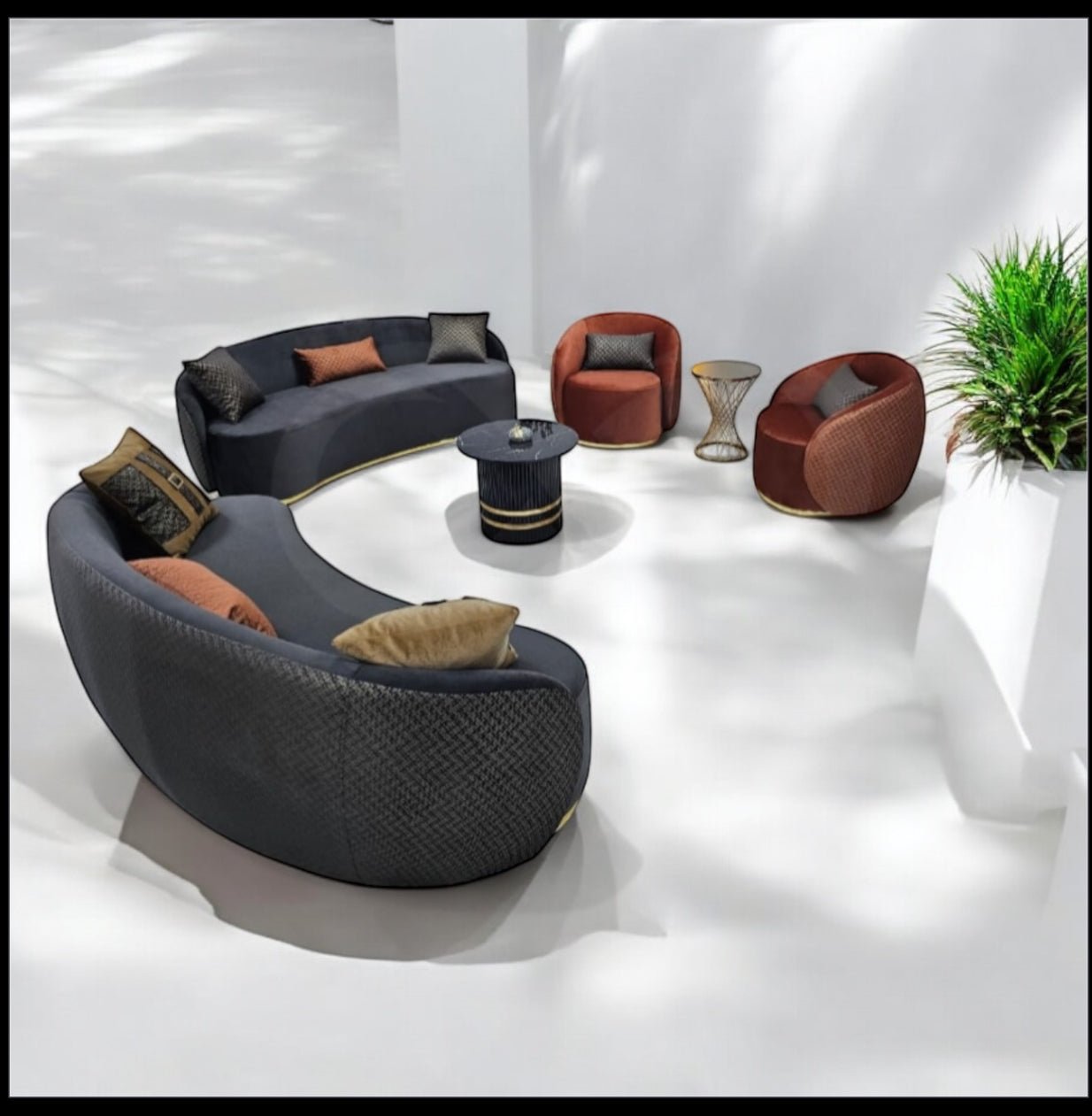 Hectora Living Room Sofa Set