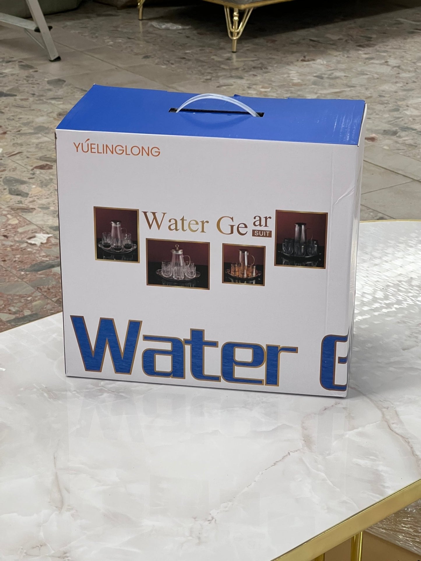 Water Jug with 6 Glass