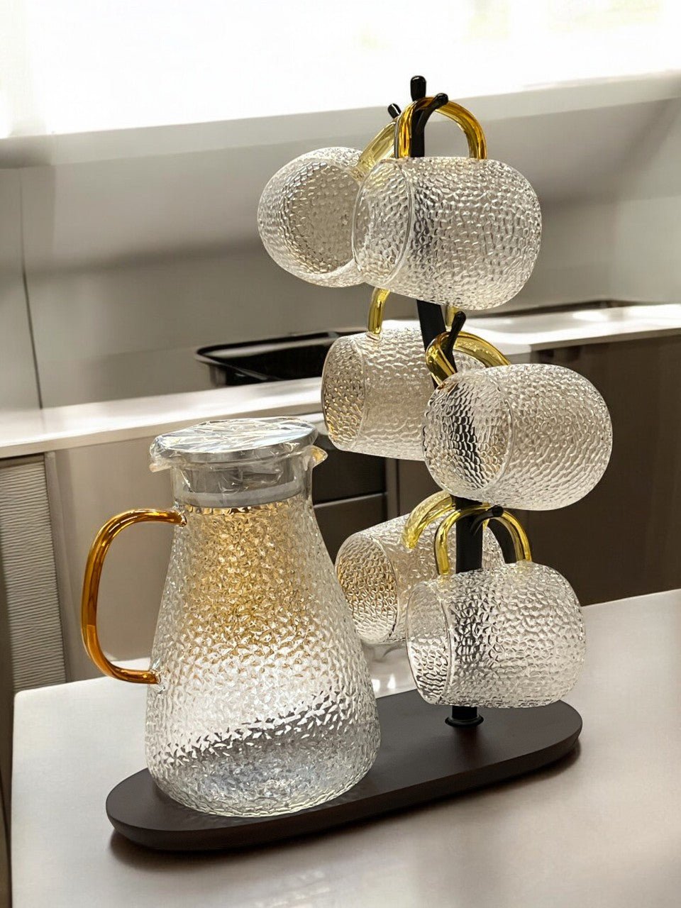 Dining Glass & Jug set ( 6 Piece of Glass)