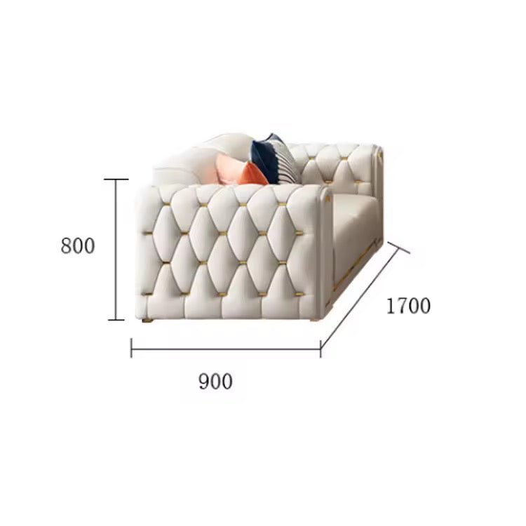 Chesterfield‑tyylinen ylellinen aito nahkainen olohuonesarja – Nordic Big Design, puinen klassinen arabialainen tyyli