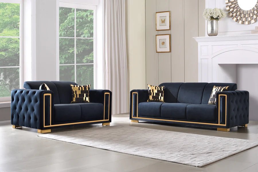 Chesterfield‑tyylinen ylellinen aito nahkainen olohuonesarja – Nordic Big Design, puinen klassinen arabialainen tyyli