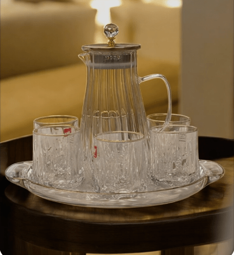 Water Jug with 6 Glass