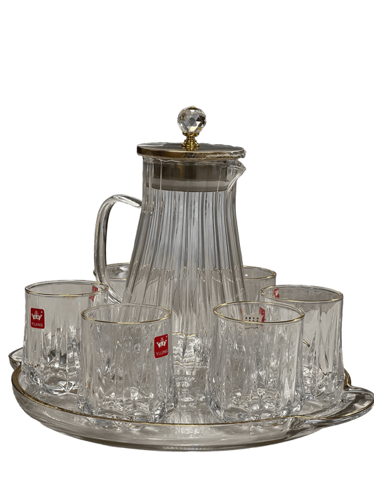 Water Jug with 6 Glass