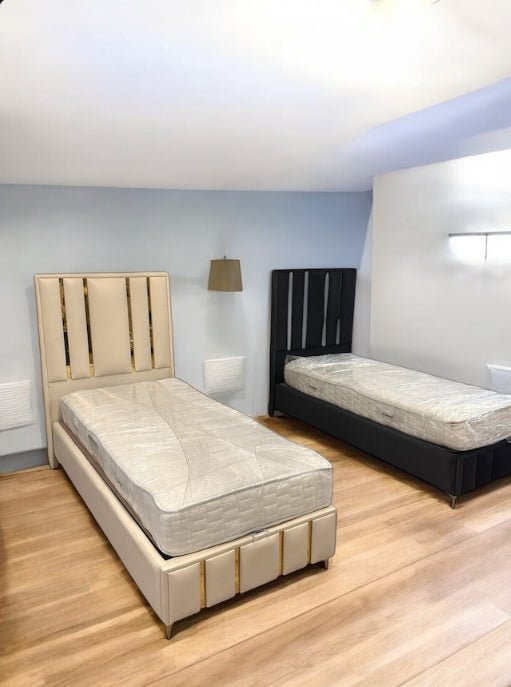 Single Bed 90x200 CM with Mattress